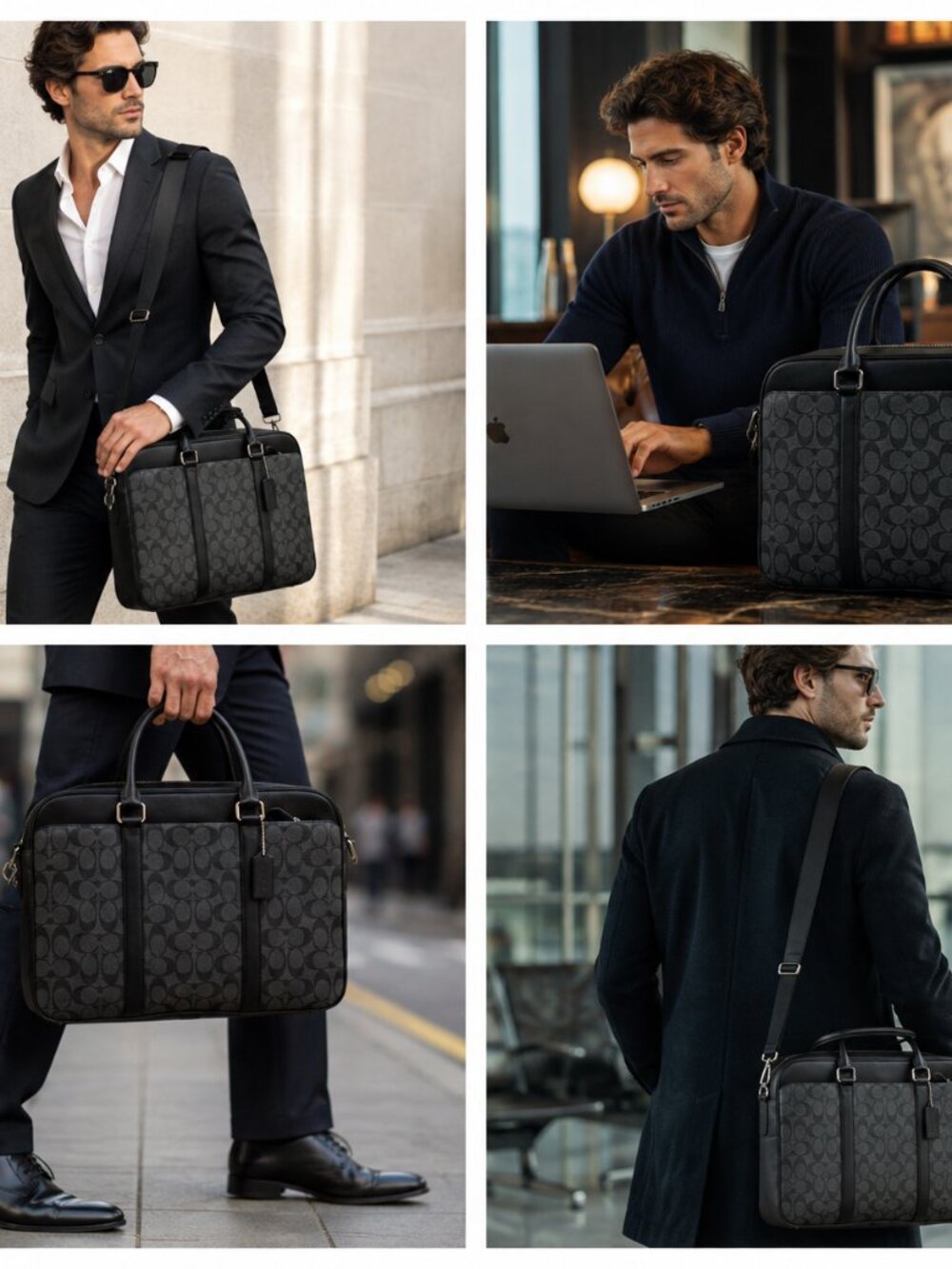 Coach Metropolitan Workbag Multi-Pocket Full Size Laptop/Briefcase Bag